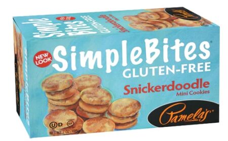 Pamela's Products Simple Bites Mini Cookies Gluten Free Snickerdoodle -- 7 oz