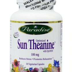 Paradise Herbs Optimized Sun Theanine® - 30 Cápsulas Vegetarianas | Foco e Bem-Estar