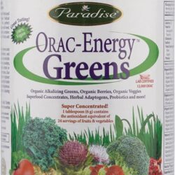 Paradise Herbs Orac Energy Greens 181g - Vitalidade e Bem-Estar Holístico