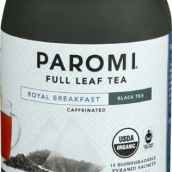 Chá Preto Royal Breakfast Paromi Tea Full Leaf - 15 Sachês Biodegradáveis