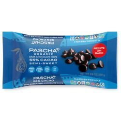 Gotas de Chocolate Amargo Orgânico Pascha 55% Cacau Semi-Sweet - 250g