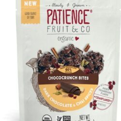 Patience Fruit & Co Chococrunch Bites Chocolate Amargo e Especiarias Chai - 95g