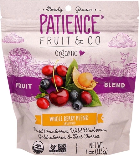 Patience Fruit & Co Frutas Orgânicas - Mix de Frutas Vermelhas 113g: Sabor e Nutrição Pura