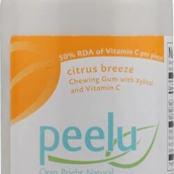 Goma de Mascar Peelu Citrus Breeze - 300 Peças - Refrescância e Bem-Estar