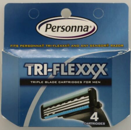 Personna Tri-Flexxx® Razor System for Men Cartridge Refill -- 4 Cartridges