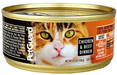 PetGuard Canned Cat Food Chicken & Beef Dinner -- 5.5 oz