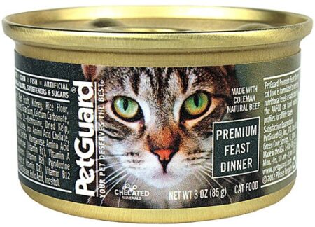 PetGuard Canned Cat Food Premium Feast Dinner -- 3 oz