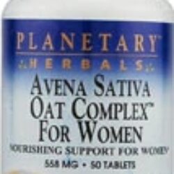 Planetary Herbals Avena Sativa Oat Complex para Mulheres - 558 mg - 50 Comprimidos: Equilíbrio e Bem-Estar Natural