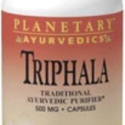Planetary Herbals Ayurvedics® Triphala 500mg - 120 Cápsulas: Purificação e Vitalidade do Ayurveda