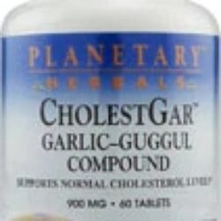 Planetary Herbals CholestGar™ Alho-Guggul 900mg - 60 Comprimidos: Saúde Cardiovascular Otimizada