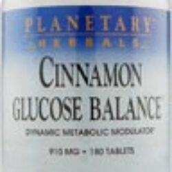 Planetary Herbals Cinnamon Glucose Balance™ - 910 mg - 180 Comprimidos - Saúde e Bem-Estar