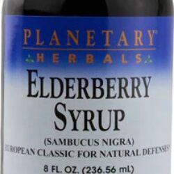 Xarope de Sabugueiro Planetary Herbals 8 fl oz (237ml) - Sua Aliada Natural para o Bem-Estar