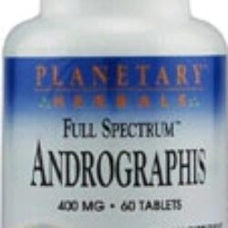 Planetary Herbals Full Spectrum Andrographis 400 mg - 60 Comprimidos: Reforço Imunológico Natural