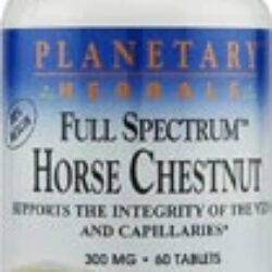 Planetary Herbals Castanha da Índia Full Spectrum™ 300mg - 60 Comprimidos para Saúde Circulatória