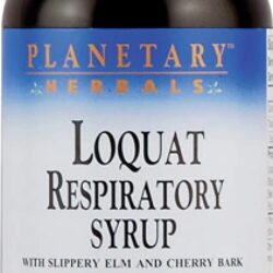 Planetary Herbals Xarope para Respiração de Loquat - 237ml | Alívio Natural