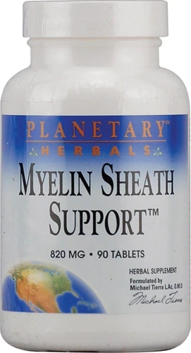 Planetary Herbals Myelin Sheath Support 820mg - 90 Tabletes: Saúde Neuronal Avançada