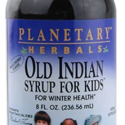Xarope Infantil Old Indian Wild Cherry Planetary Herbals - 237ml para Bem-Estar Respiratório