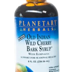 Xarope Old Indian Wild Cherry Bark Planetary Herbals 237ml - Saúde Respiratória e Bem-Estar