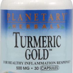 Planetary Herbals Cúrcuma Dourada™ 500mg - 30 Cápsulas: Saúde e Bem-Estar com Meriva®