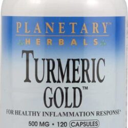 Planetary Herbals Cúrcuma Gold™ 500 mg - 120 Cápsulas: Saúde e Bem-Estar Naturalmente