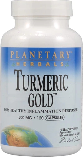 Planetary Herbals Cúrcuma Gold™ 500 mg - 120 Cápsulas: Saúde e Bem-Estar Naturalmente