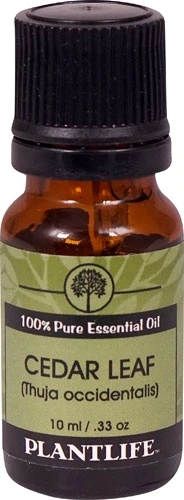 Óleo Essencial de Folha de Cedro Plantlife 100% Puro - 9.75ml: Revitalize Corpo e Mente