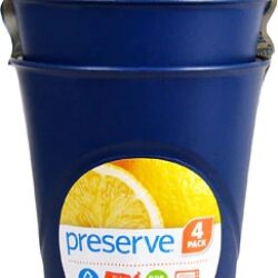 Conjunto 4 Copos Preserve Everyday Midnight Blue 473ml - Sustentabilidade e Saúde em Cada Gole