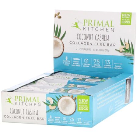 Primal Kitchen Collagen Fuel™ Bar Coconut Cashew -- 12 Bars