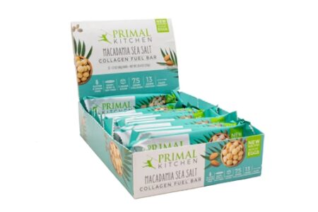 Primal Kitchen Collagen Fuel Bar Macadamia Sea Salt -- 12 Bars