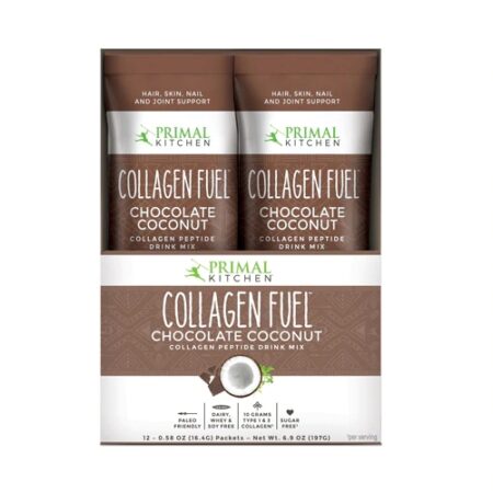 Primal Kitchen Collagen Fuel™ Collagen Peptide Drink Mix Chocolate Coconut -- 12 Packets