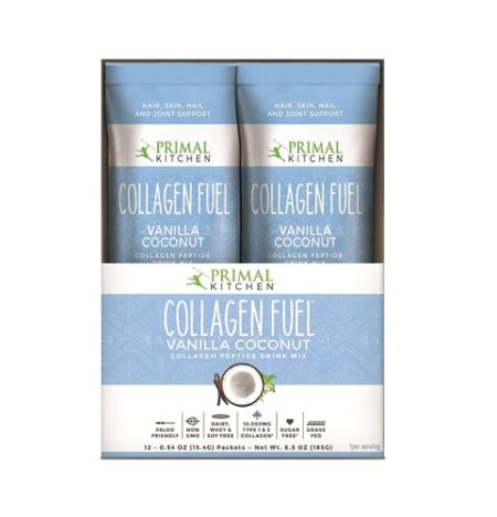 Primal Kitchen Collagen Fuel™ Collagen Peptide Drink Mix Vanilla Coconut -- 12 Packets