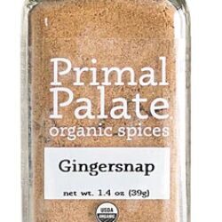 Gengibre em Pó Orgânico Primal Palate Gingersnap - 40g | Tempero Natural e Saboroso