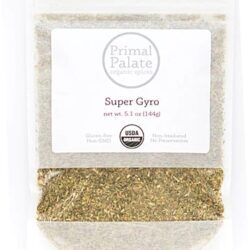 Tempero Orgânico Super Gyro Primal Palate 145g - Sabor Autêntico Grego