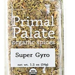 Primal Palate Super Gyro Orgânico: Tempero Autêntico e Saudável para Seus Gyros