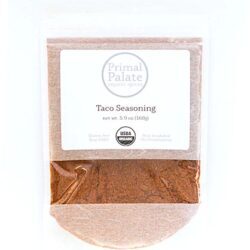 Tempero para Tacos Orgânico Primal Palate 167g - Sabor Autêntico e Saudável