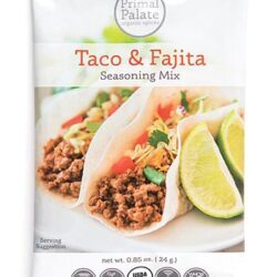 Primal Palate Taco & Fajita Seasoning Mix 24g: Sabor Autêntico e Saudável para Sua Cozinha