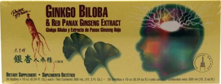 Prince of Peace Ginkgo Biloba and Red Panax Ginseng Extract -- 30 Bottles