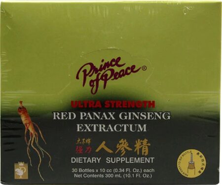 Prince of Peace Red Panax Ginseng Extractum Ultra Strength -- 30 Bottles