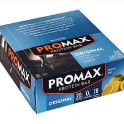 Barra de Energia Promax Sem Glúten Sabor Limão - Caixa com 12 Unidades (Aprox. 600g)