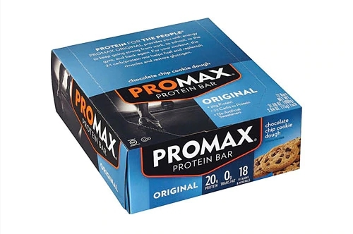 Barra de Proteína Promax Sem Glúten Chocolate Chip Cookie Dough - Caixa com 12 Barras (aprox. 720g)