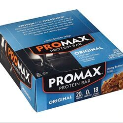Barra de Proteína Promax Gluten Free Nutty Butter Crisp - Caixa com 12 Unidades (Aprox. 57g cada)