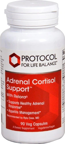 Protocol For Life Balance Adrenal Cortisol Support™ - Suporte ao Cortisol e Equilíbrio Adrenal - 90 Cápsulas Vegetais