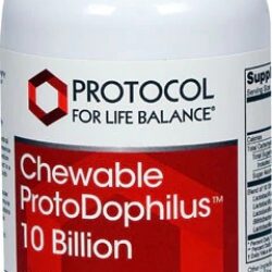 Protocol For Life Balance ProtoDophilus™ 10 Bilhões CFU - 60 Tabletes Mastigáveis