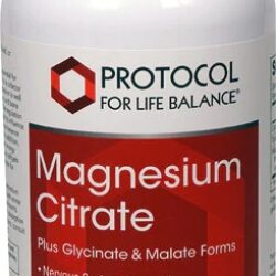 Protocol For Life Balance Magnésio Citrato 180 Cápsulas Softgel - Essencial para o Bem-Estar