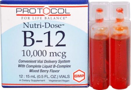 Protocol For Life Balance Nutri-Dose™ B-12 Mixed Berry -- 10000 mcg - 12 Vials