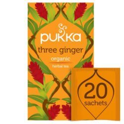 Pukka Chá de Gengibre Três Sabores - 20 Sachês (20g) - Saúde e Bem-Estar