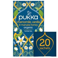 Chá Orgânico Pukka Camomila, Baunilha e Mel de Manuka - 20 Sachês 30g