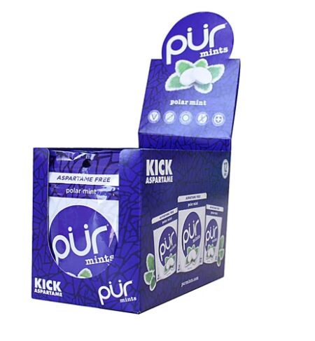 Pur Company Pur Mints Aspartame Free Polar Mint -- 12 Tray