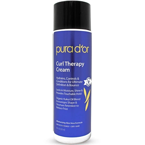 Creme Pura D'or Curl Therapy 237ml: Definição, Hidratação e Controle de Frizz para Cachos Perfeitos