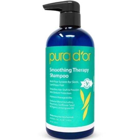 Pura D'or Smoothing Therapy Shampoo -- 16 fl oz